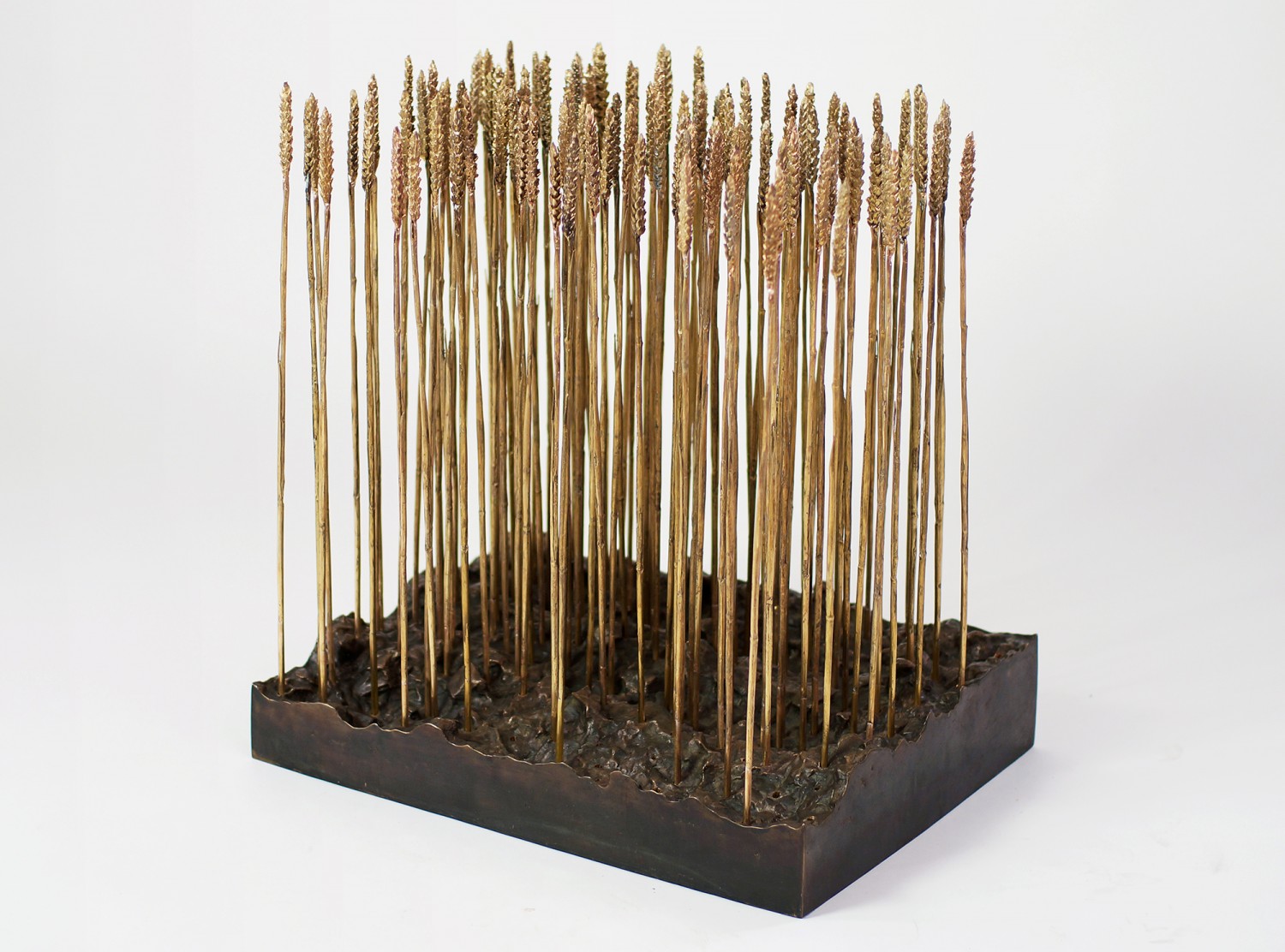 Beistelltisch, 2015 Bronze,Messing in Kooperation mit Jens Sierra Lingemann